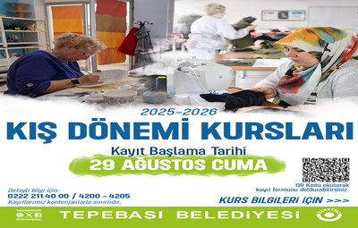 BELDE EVİ VE DENEYİMLİ KAFELERDE YETİŞKİN KURS KAYITLARI BAŞLIYOR